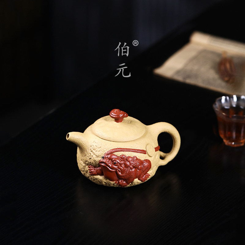 手工金蟾供春伯元紫砂中式