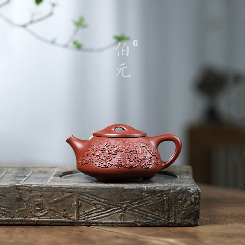 浮雕石瓢伯元紫砂中式