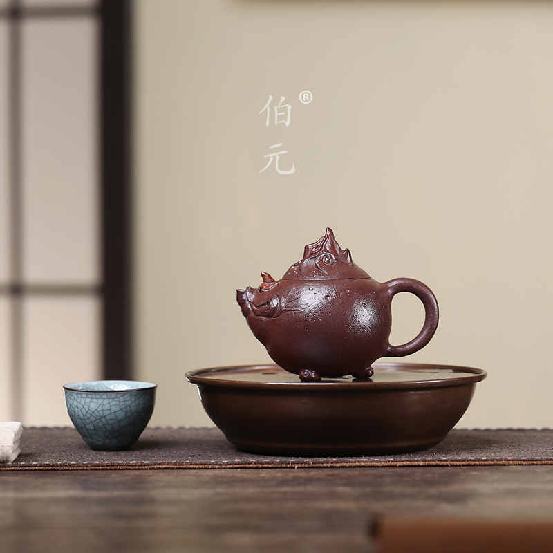 伯元中式紫砂原矿鳌头
