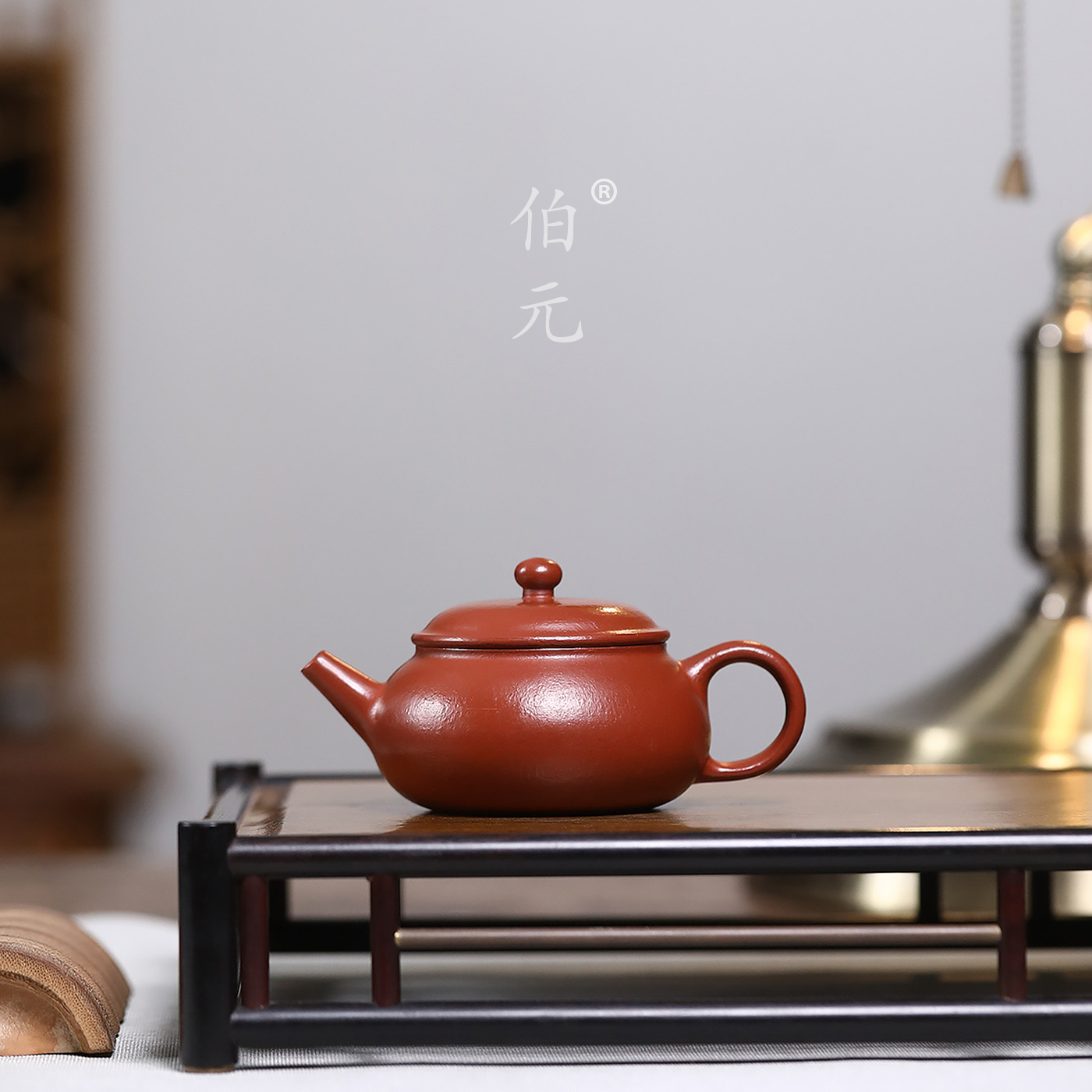 伯元中式紫砂原矿钵盂