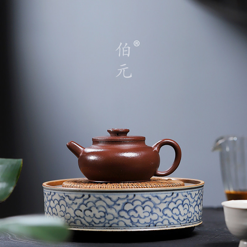 手工柿圆伯元紫砂中式