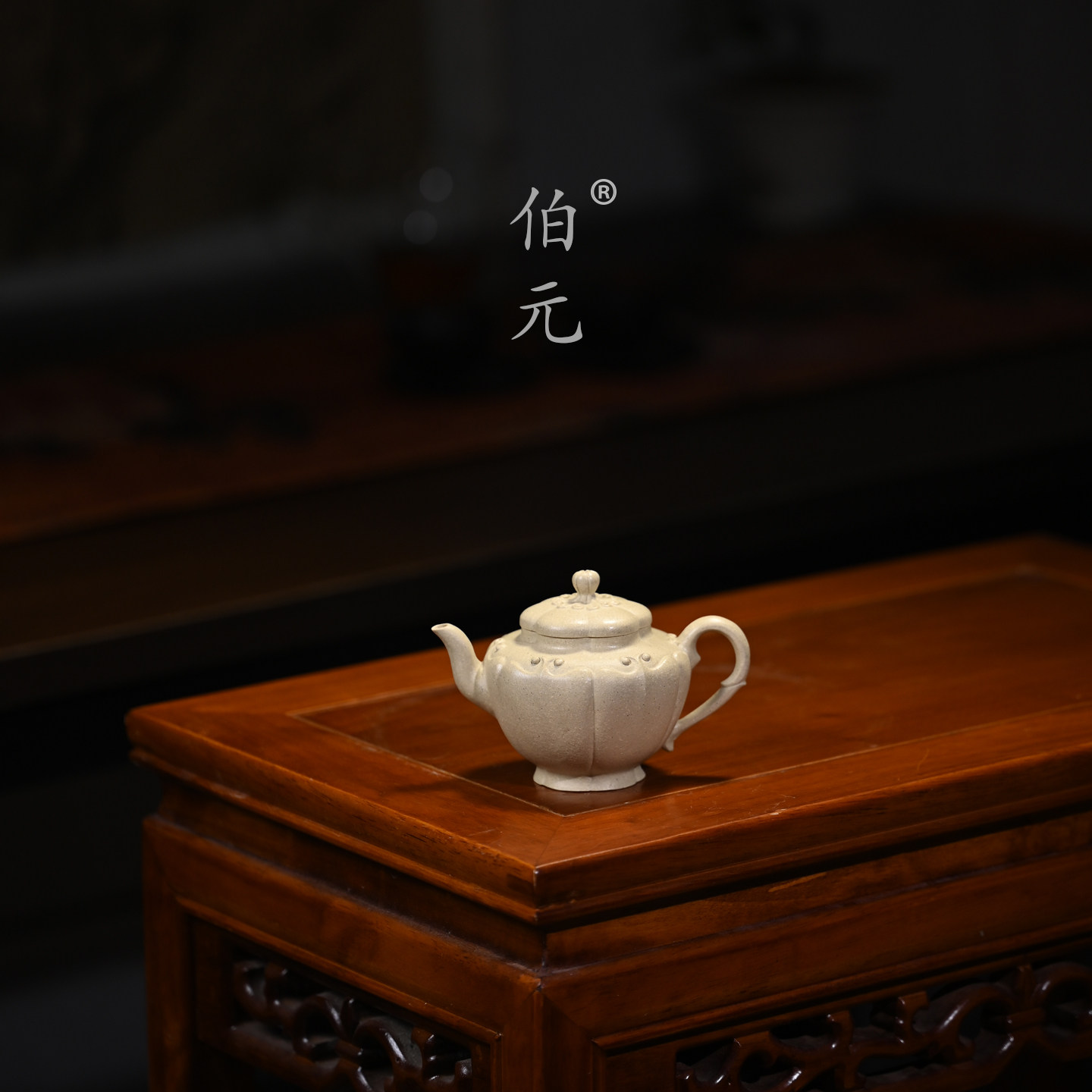 伯元中式紫砂原矿筋纹器