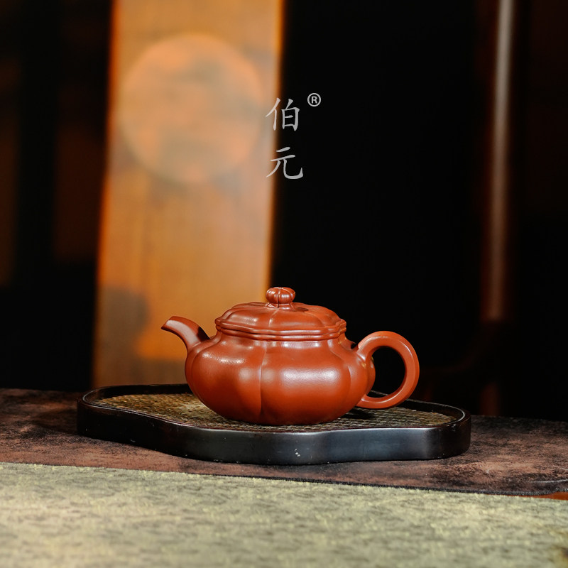 伯元中式紫砂筋纹器仿古