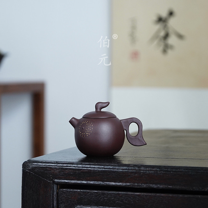 手工鱼壶伯元紫砂中式