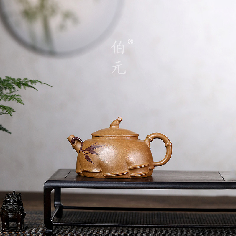 伯元中式紫砂原矿竹段