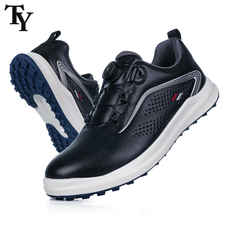 TY高尔夫男士球鞋快速系鞋带