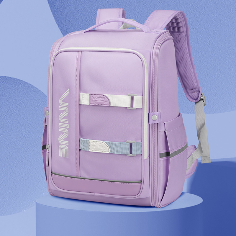 第九城 书包小学生3-6年级女孩背包护脊减负儿童背包双肩包耐脏