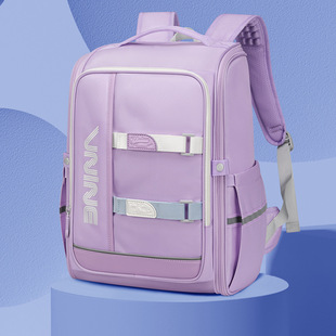 第九城 书包小学生3-6年级女孩背包护脊减负儿童背包双肩包耐脏