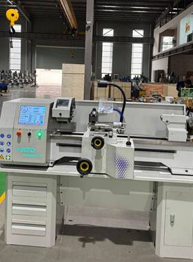 N370精密电子车床高精度0.01mm无极调速多功能切削工业级稳定