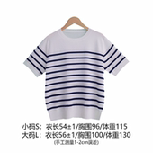 百搭2025 内搭上衣女时尚 凯特王妃蚕丝天丝圆领条纹短袖 夏季