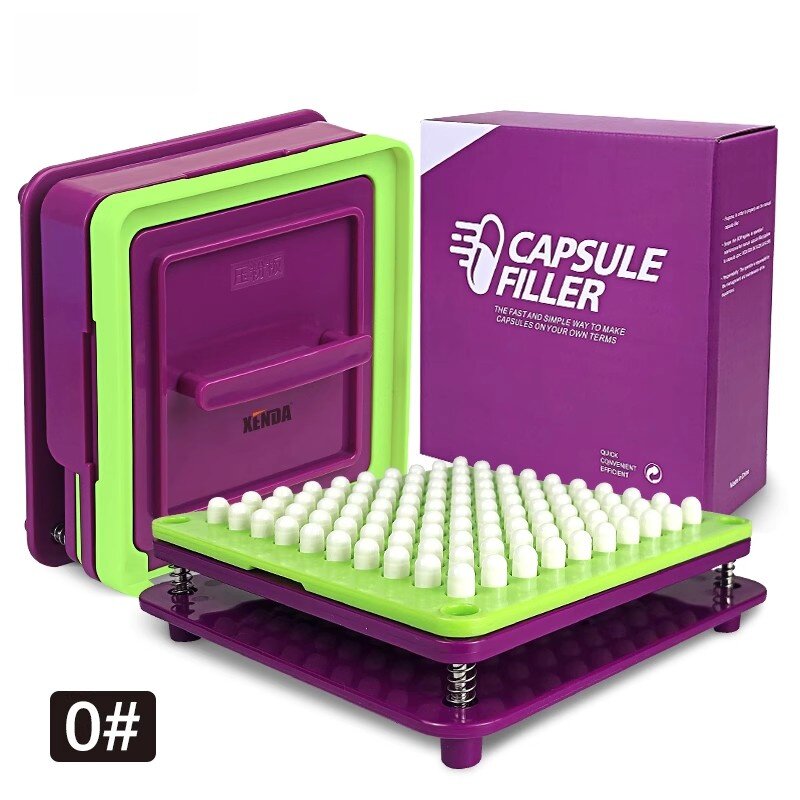 XENDA新导0号100孔胶囊壳灌装器#填充板胶囊板装填板装粉机器专业