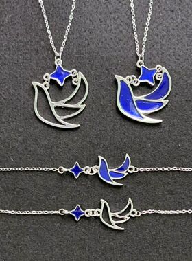 光遇青鸟季节主题周边项链手链配饰sky新款两件套个性装饰项链新
