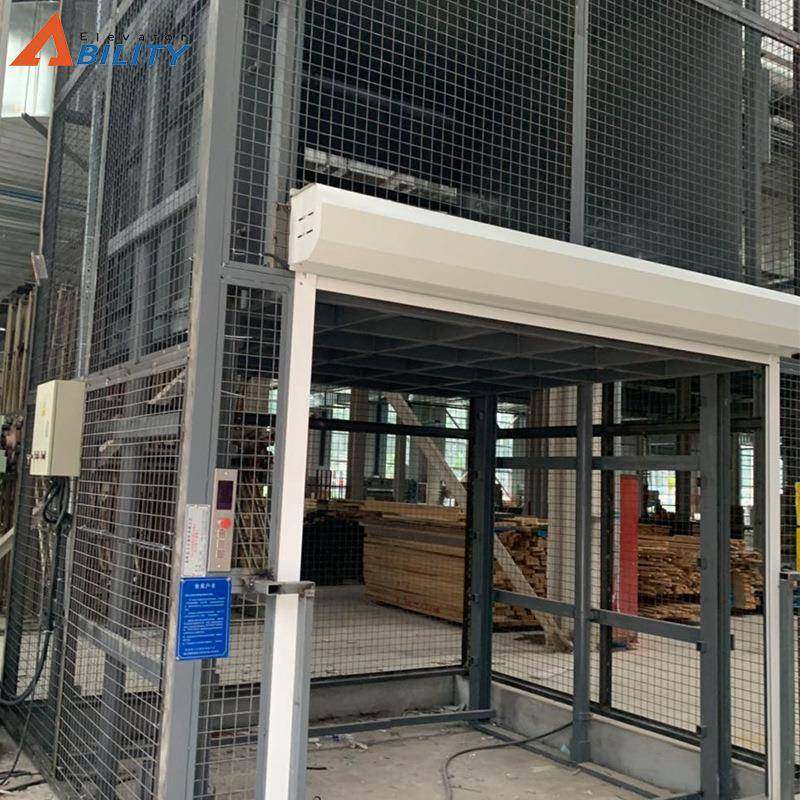 室外钢结构液压升降平台厂家直供链条式简易导轨式液压升降货梯