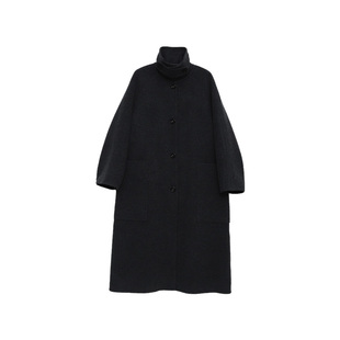 木岸muan路易斯大衣定制680克羊毛羊绒双面呢子大衣外套女LF 3635