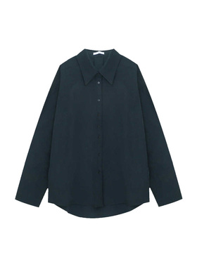 木岸muan保罗衬衫定制老钱高级简约百搭宽松衬衫上衣女DS-9101