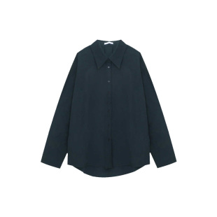 9101 上衣女DS 木岸muan保罗衬衫 定制老钱高级简约百搭宽松衬衫