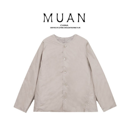 木岸muan冈波仁齐棉服100%纯棉冬季保暖上衣外套女D-MJ-F8629
