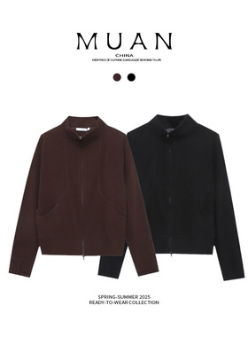 木岸muan小榛果打底定制德绒弹力上衣冬季保暖打底衫女D-DG3-6833