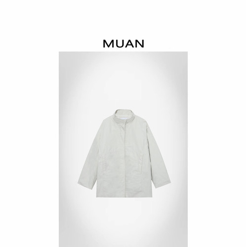 木岸muan定制冲锋衣棉服中长款加厚棉衣宽松百搭外套女D-MJ-F8369