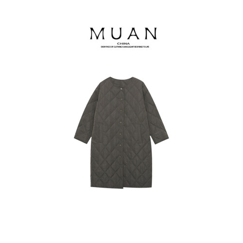 木岸muan瑞贝卡棉服高级百搭定制768克外套女D-JD-8509