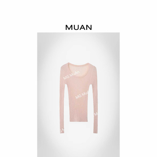 103 定制100克高级针织套头上衣DG3 圆领版 木岸muan隐约针织衫