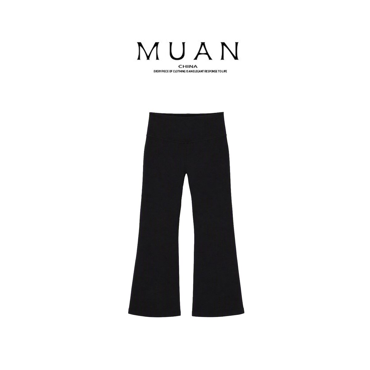 木岸muan小细腿瑜伽裤升级版加绒微喇秋冬百搭裤女DG3-26D-6930