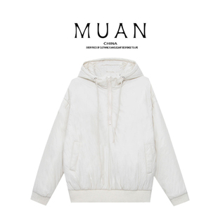 DG3 上衣女D 6872 太空感长袖 木岸muan星际迷航棉服定制百搭冬季