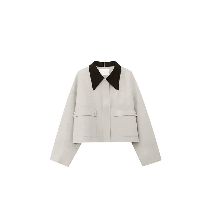 木岸muan巴洛克外套定制巴恩风翻领拼接宽松上衣外套女YJ-23769,女装/女士精品,短外套,淘宝优惠券,粉丝福利购,淘宝优惠卷