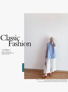 木岸MUAN：《卡夫卡马甲》“卡夫卡系列”无袖马甲上衣YJ-23902