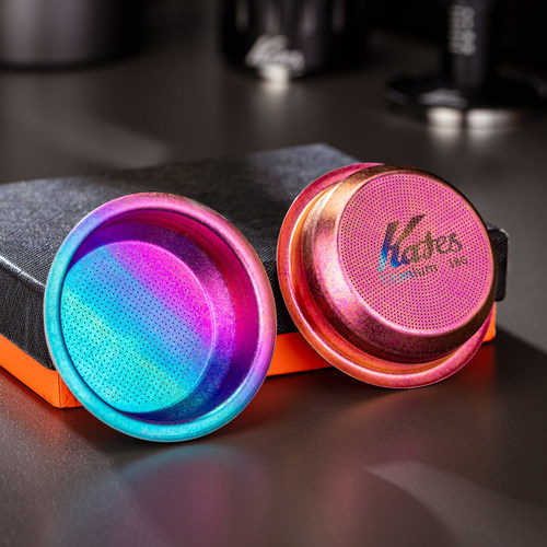 Kafes炫彩纯钛咖啡粉碗58mm18g