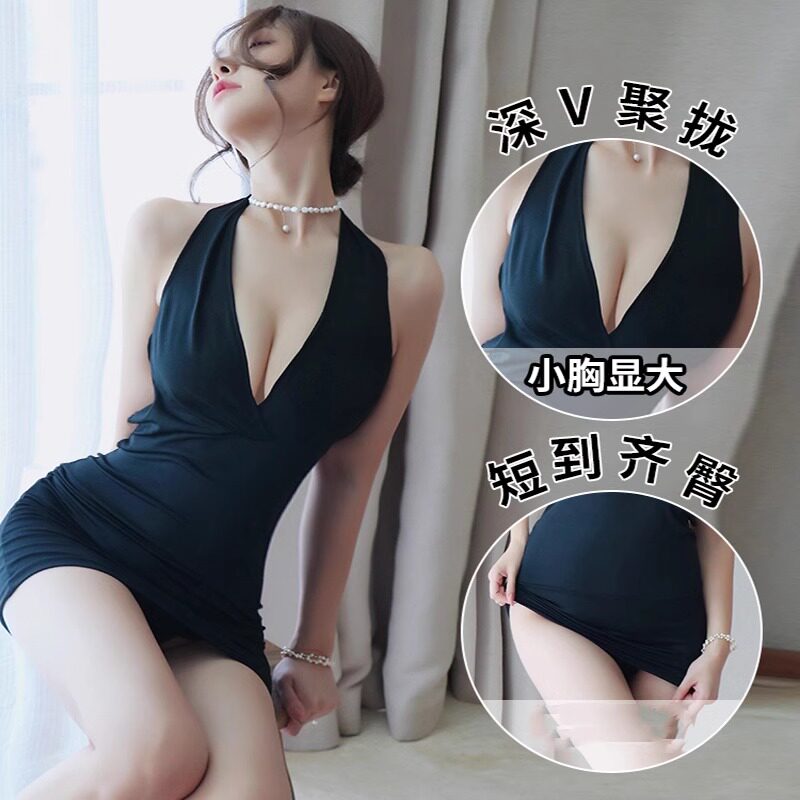 情绪内衣禁欲系床上女小胸睡衣