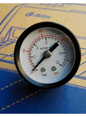 轴向测压力计 压力表 y-40-z 0-12bar 0-160psi pt1/8 直径40mm