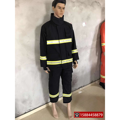 。消防服02消防战斗服阻燃服隔热服消防员灭火防护服装防火服套装