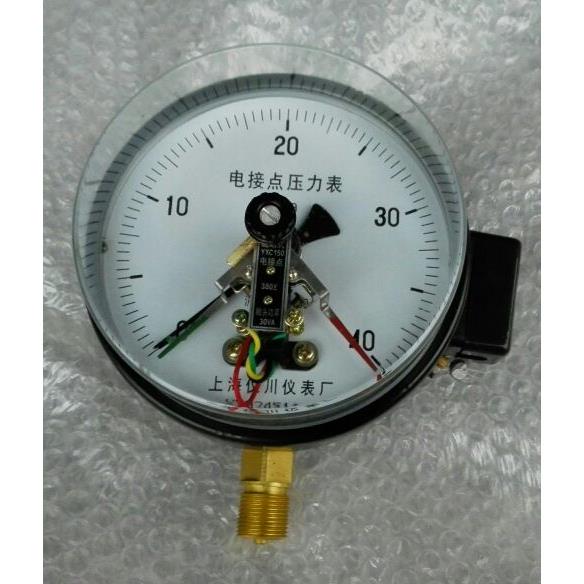 上海仪川电接点压力表 yxc150 电接点  触头功率30 压力 0-40mpa