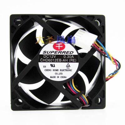 6020 DC12V 0.3a CHD6012EB-AH (RE) 散热风扇 双滚珠轴承
