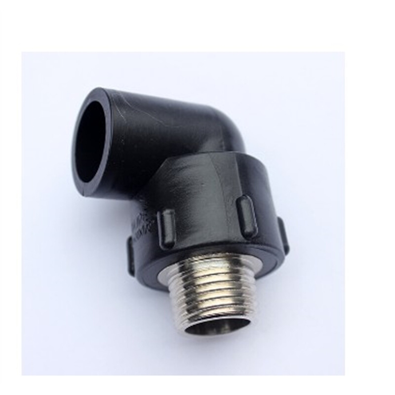 。20 25 32 pe铜外丝三通外牙外螺纹弯头自来水管配件4分6分1寸