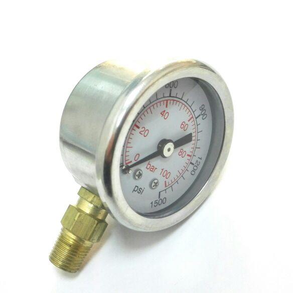 耐震压力表 YTN-40 径向 直径40mm 压力0-100bar 1400psi ZG1/8