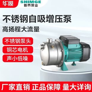 喷射泵家用自来水增压泵G2井自吸泵E新界水泵抽水泵不锈钢50J水T5
