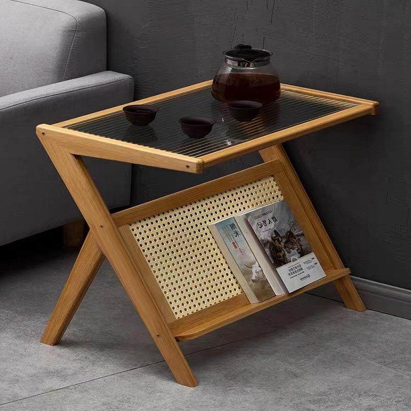 北欧原木风简约藤编沙发边几茶几杂志书籍置物架床头柜方便移动,金属材料及制品,金属加工件/五金加工件,淘宝优惠券,粉丝福利购,淘宝优惠卷