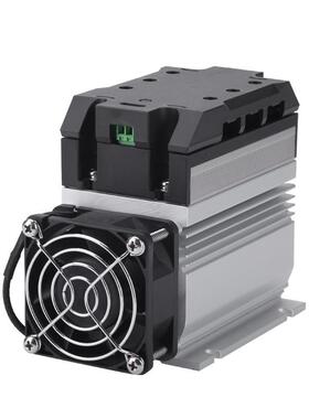 LONSNTE蓝石三相固态继电器LG3A4810D散热器风扇一体无触点开关