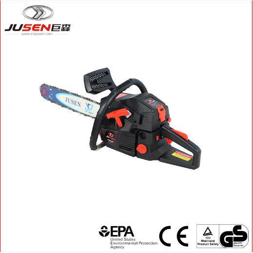 直销新款大功率58CC汽油链锯二冲程油锯伐木锯