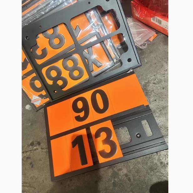 新国标危险品矩形标志牌2025新规不锈钢危货车标识牌UN识别码