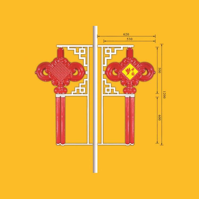 节日灯LED中国结挂饰加工30W大号led中国结挂件60W中国结装饰