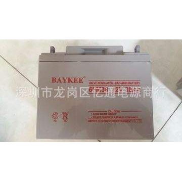 BAYKEE 6FM24 12V24AH柏克蓄电池 直流屏通讯基站中心UPS电源专用