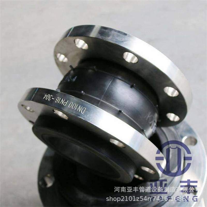 管道降低噪音用KKT卡箍式橡胶接头 三元乙丙高耐磨橡胶接头