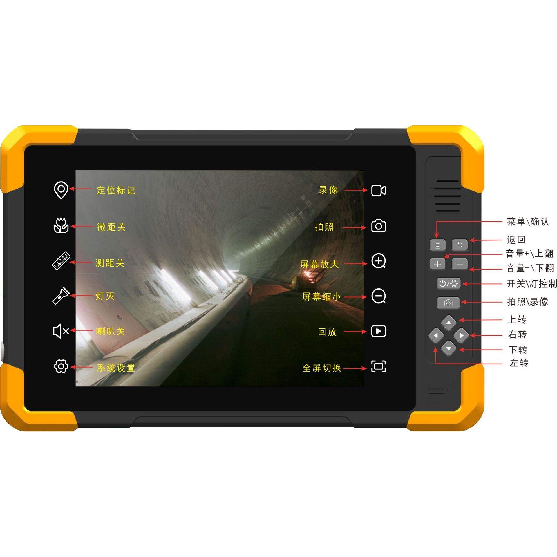 10.1寸工业触摸电容式显示器 手持4K高清HDMI/Lemo接口工控一体机