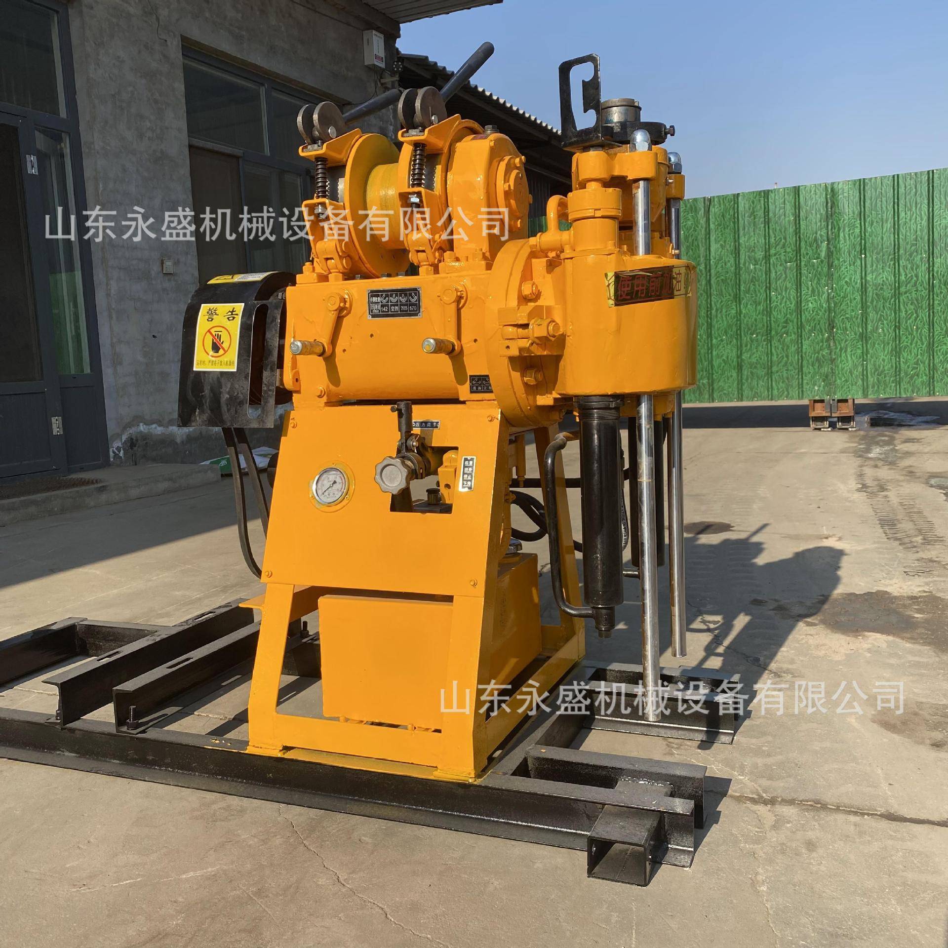 XY-1型勘钻井机隧道矿用18马力水井钻机小型百米柴油液压钻井机
