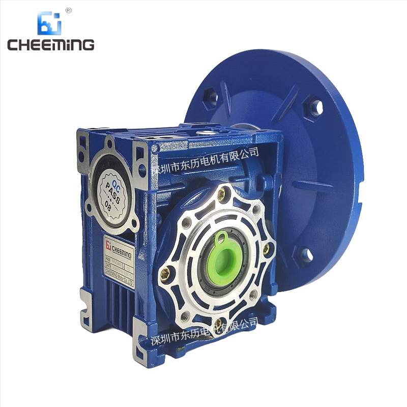 CHEEMING川铭电机用蜗轮蜗杆减速机RV040 1:10 worm gear reducer