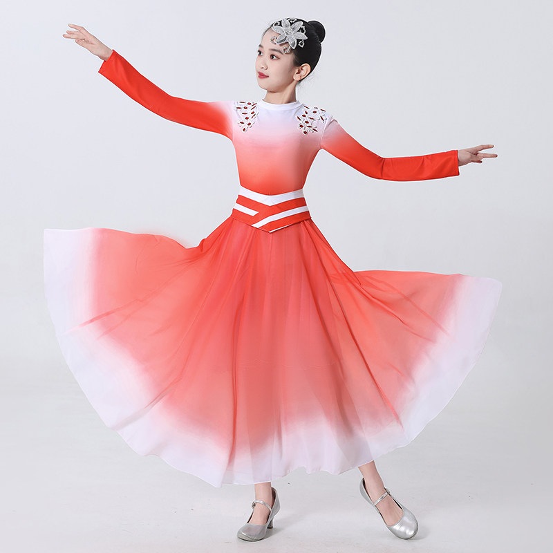 儿童服灯火里的中国舞蹈演出服