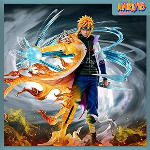 Naruto Anime Figure 26cm Namikaze Minato Gk Pvc Statue Actio